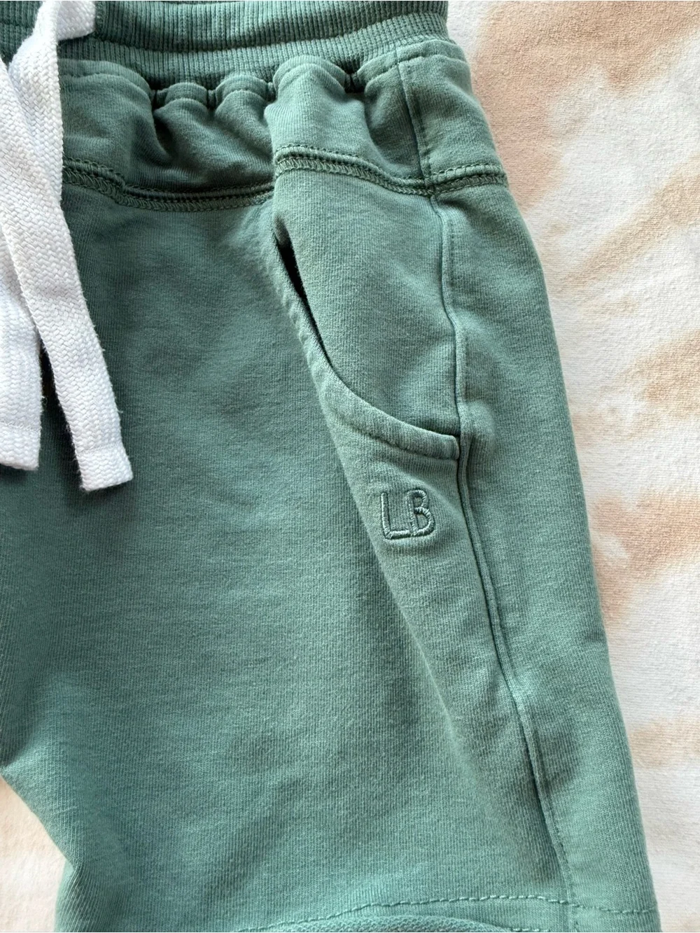 Little Bipsy Green Drawstring Kids Shorts 3T-4T